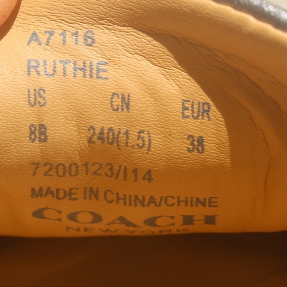 Coach metallic ruthie style flat - Picture 8 of 8